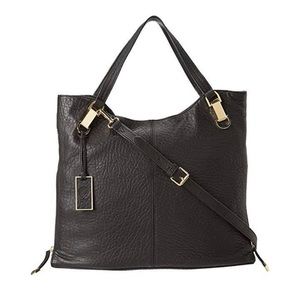 Vince Camuto Riley Black Leather Bag